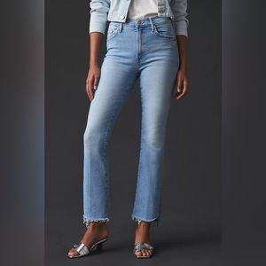 MOTHER — The Insider Crop Step Fray Jeans Size 25 Shoot To Thrill